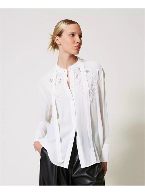 shirt woman white TWINSET | TP2690/00282